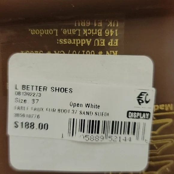 FREE PEOPLE Fable Faux Fur Boots Size 6.5 - Picture 5 of 9